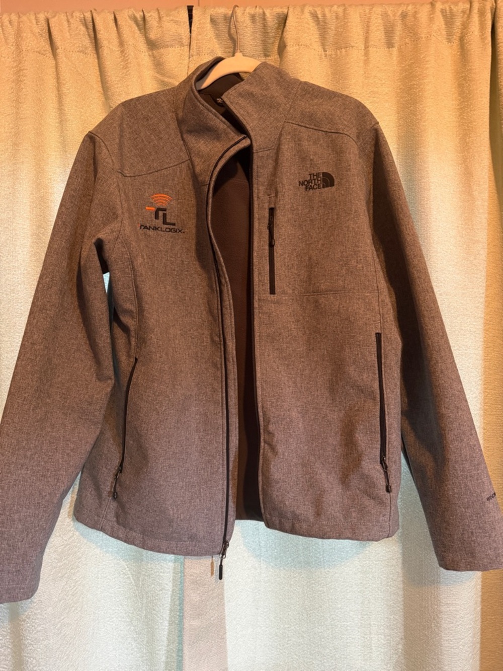 The North Face Men's Heather Grey Softshell Jacket